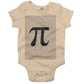 Irrational Pi Infant Bodysuit-Organic Natural-3-6 months