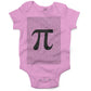 Irrational Pi Infant Bodysuit-Organic Pink-3-6 months