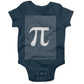 Irrational Pi Infant Bodysuit-Organic Pacific Blue-3-6 months