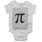 Irrational Pi Infant Bodysuit-White-3-6 months