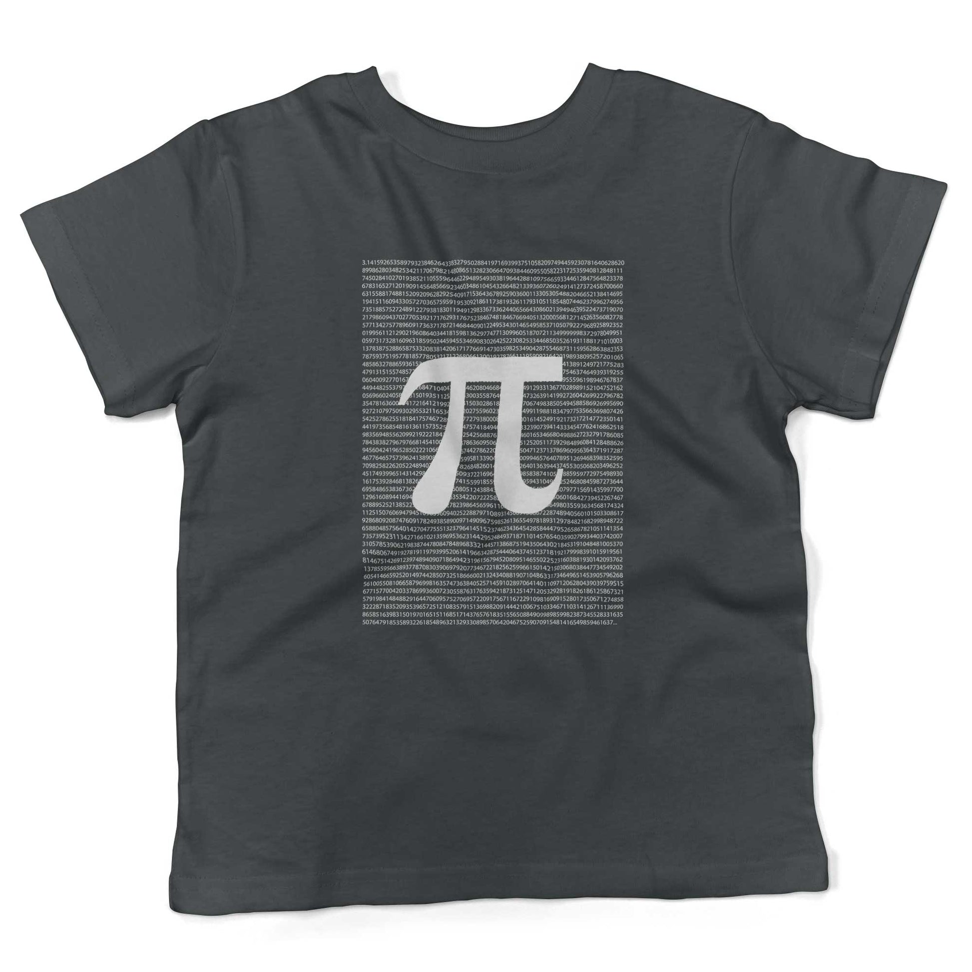 Irrational Pi Toddler Shirt-Asphalt-2T