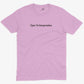 Open To Interpretation Unisex Or Women's Cotton T-shirt-Pink-Unisex