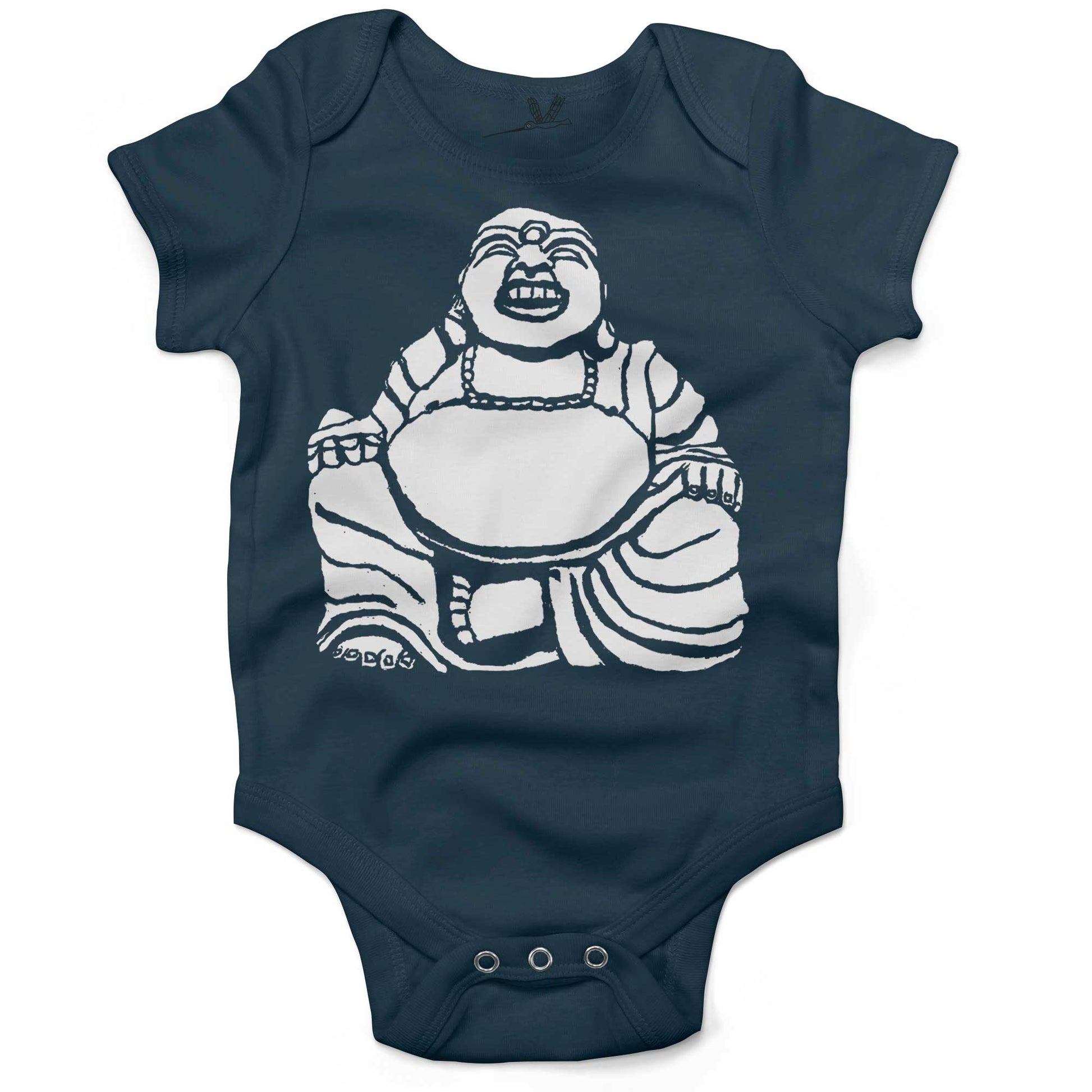 Laughing Buddha Infant Bodysuit or Raglan Baby Tee-