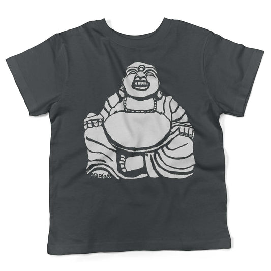 Laughing Buddha Toddler Shirt-Asphalt-2T
