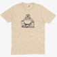 Laughing Buddha Unisex Or Women's Cotton T-shirt-Organic Natural-Unisex