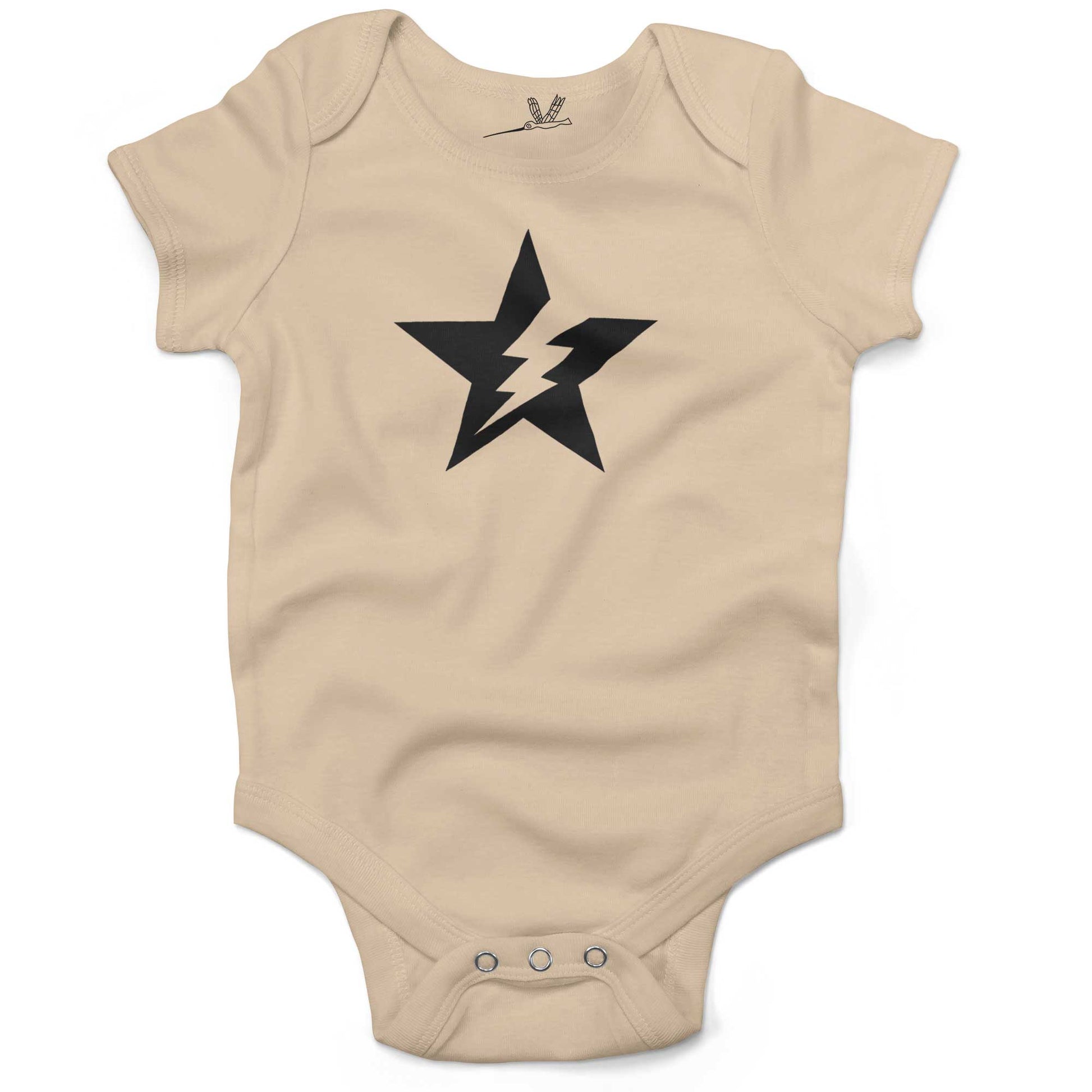 Star Bolt Infant Bodysuit or Raglan Baby Tee-