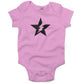 Star Bolt Infant Bodysuit or Raglan Baby Tee-Organic Pink-3-6 months