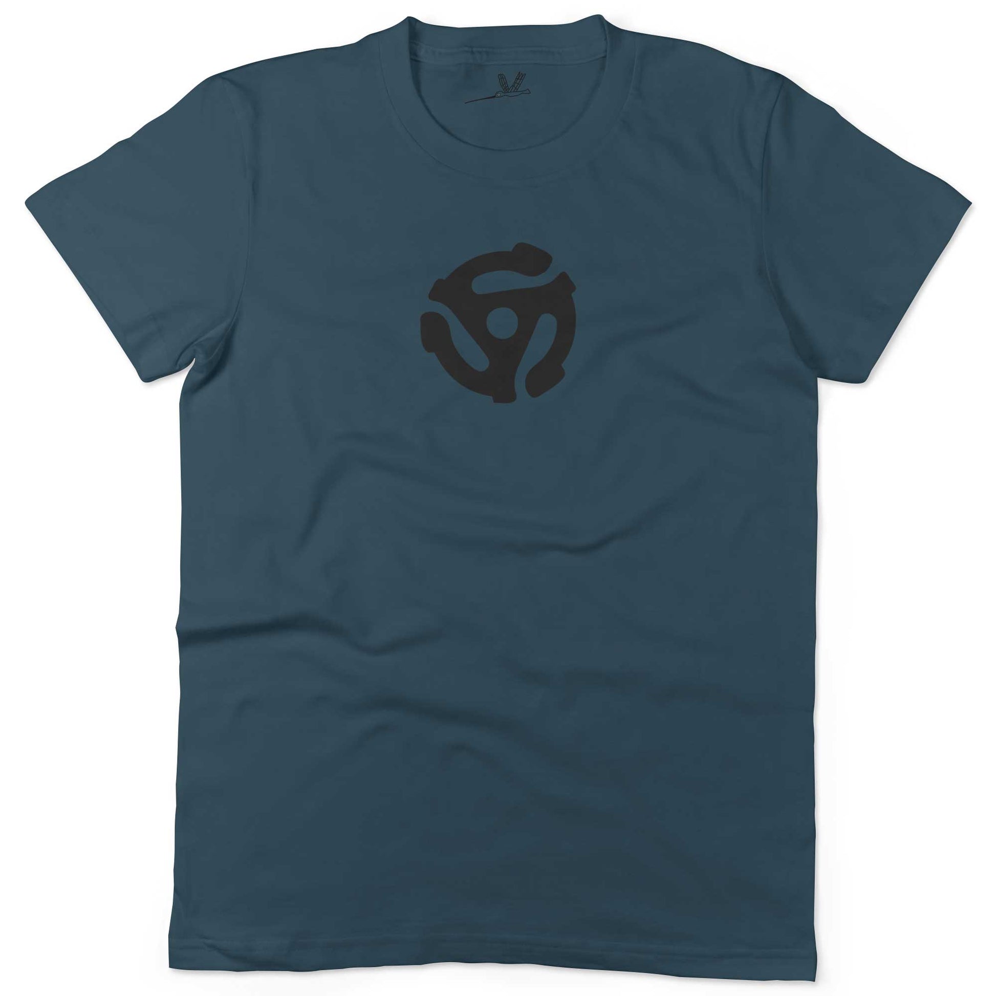 Vinyl Record 45" Adapter Unisex Or Women's Cotton T-shirt-