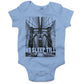 No Sleep Till Brooklyn Infant Bodysuit or Raglan Tee-Organic Baby Blue-3-6 months