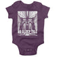No Sleep Till Brooklyn Infant Bodysuit or Raglan Tee-Organic Purple-3-6 months