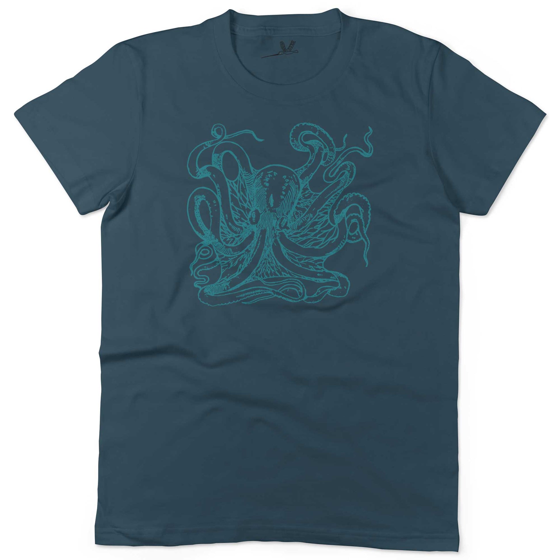 Giant Octopus Unisex Or Women's Cotton T-shirt-