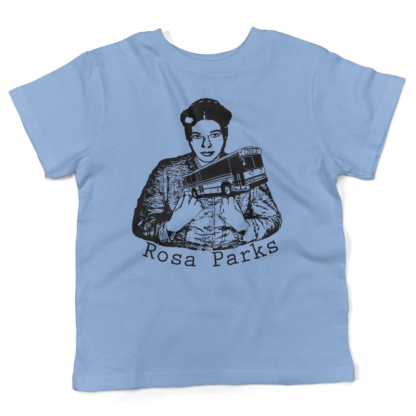 Rosa Parks Toddler Shirt-Organic Baby Blue-2T