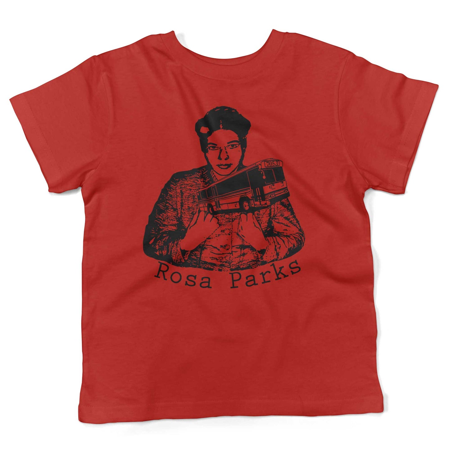 Rosa Parks Toddler Shirt-Red-2T