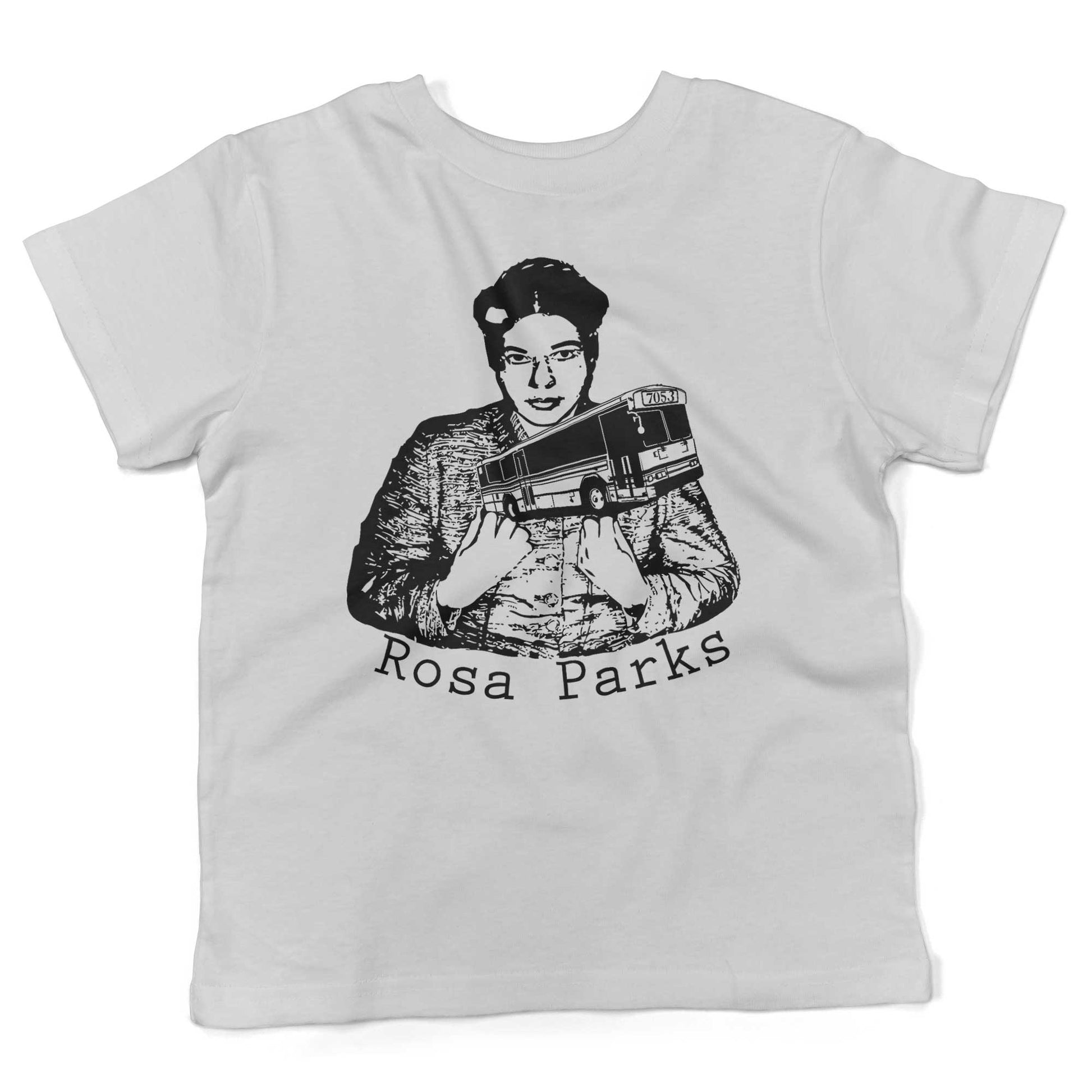 Rosa Parks Toddler Shirt-White-2T