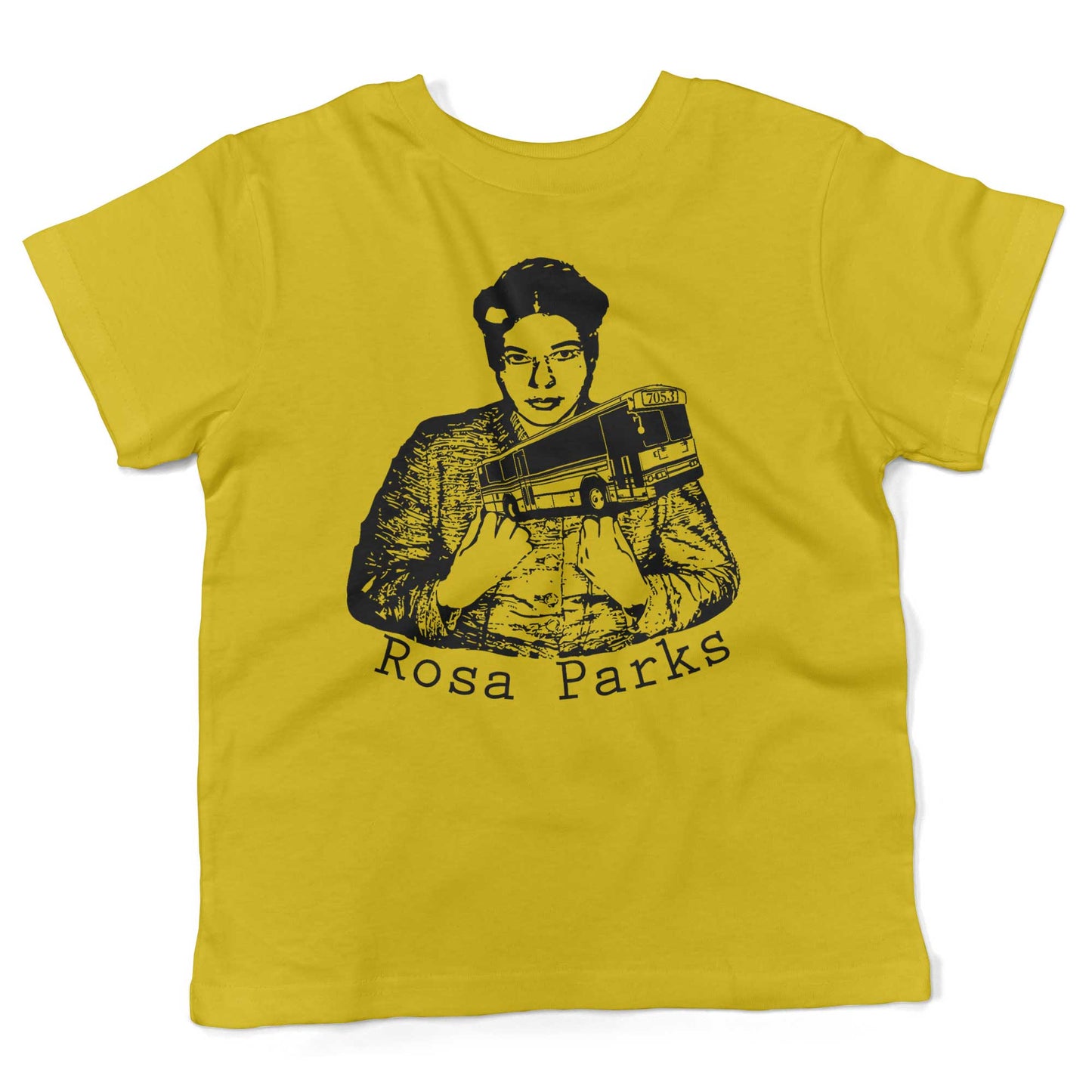 Rosa Parks Toddler Shirt-Sunshine Yellow-2T
