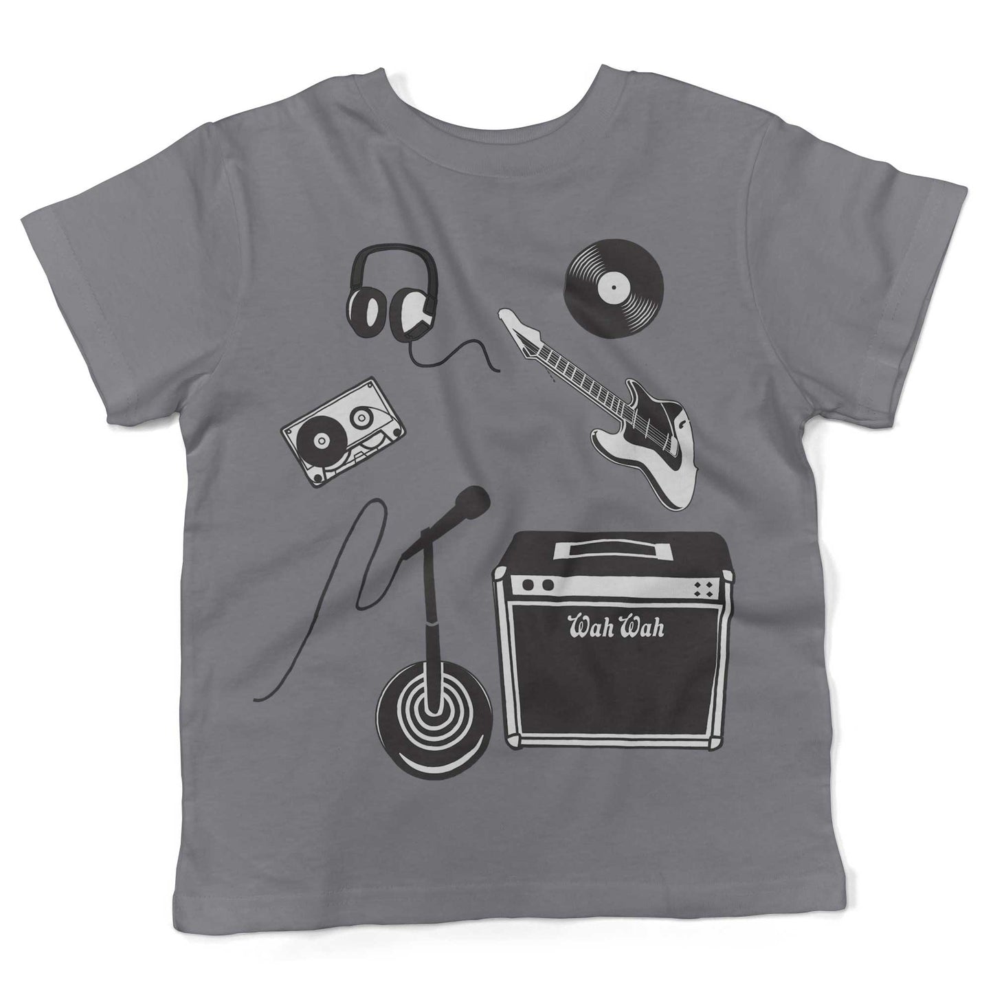 With The Band Toddler Shirt-Slate-2T