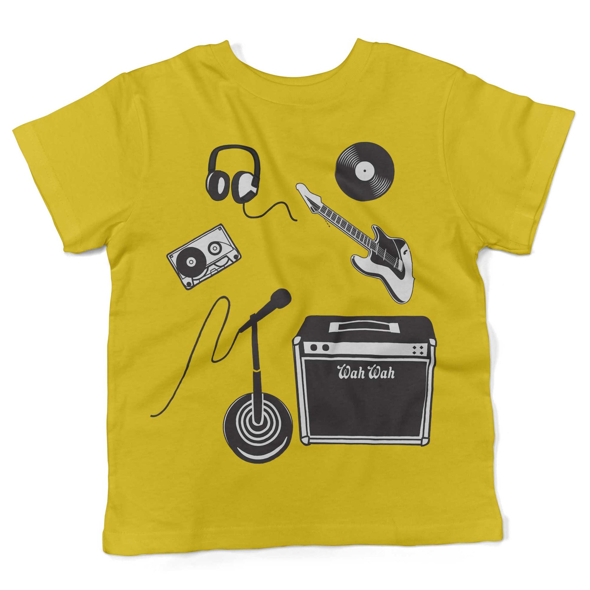 With The Band Toddler Shirt-Sunshine Yellow-2T
