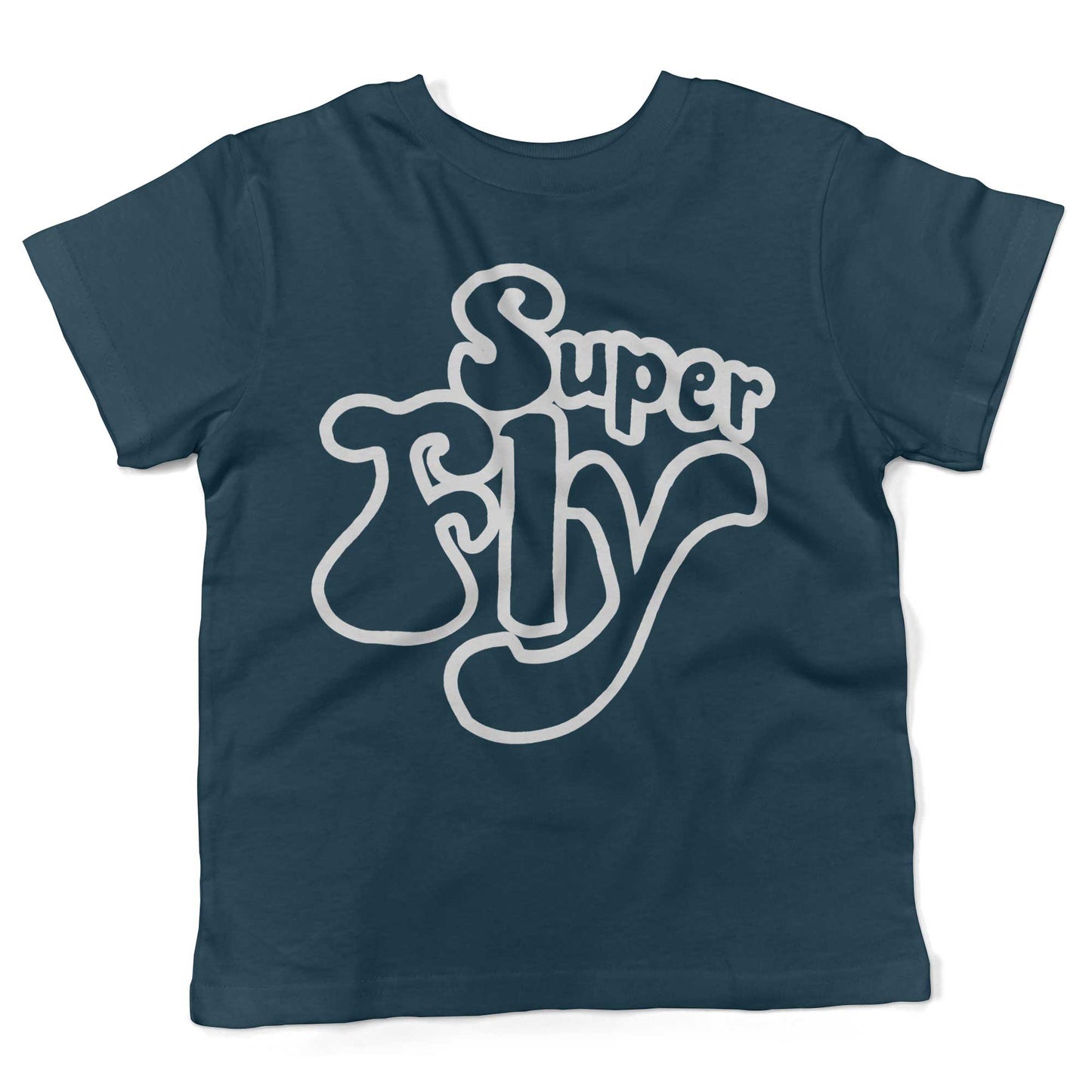 Superfly Toddler Shirt-Organic Pacific Blue-2T