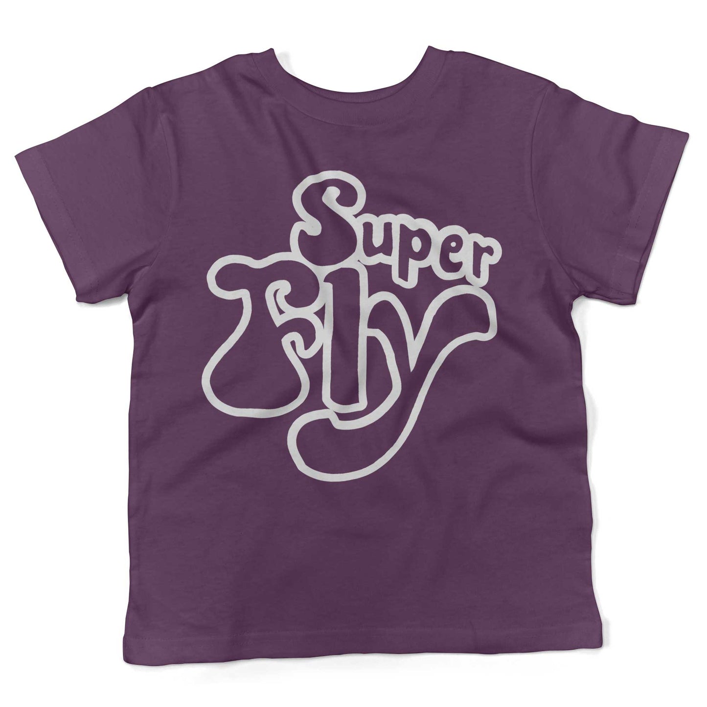 Superfly Toddler Shirt-Organic Purple-2T
