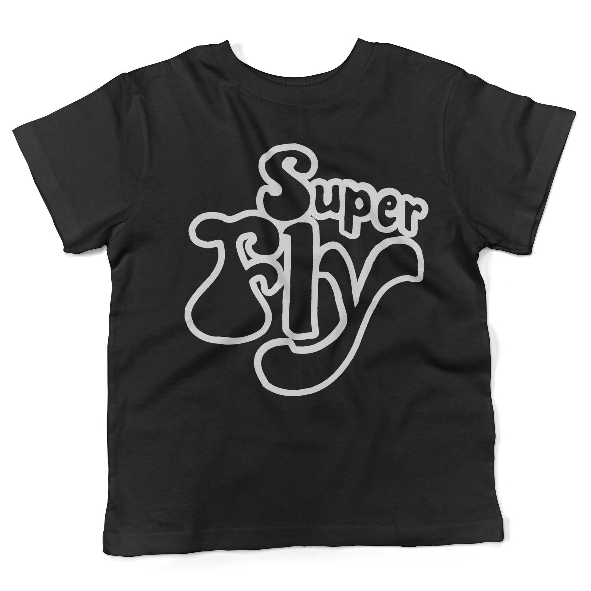 Superfly Toddler Shirt-Organic Black-2T