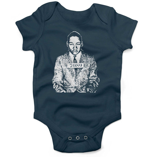 Martin Luther King Jr. Infant Bodysuit-Organic Pacific Blue-3-6 months