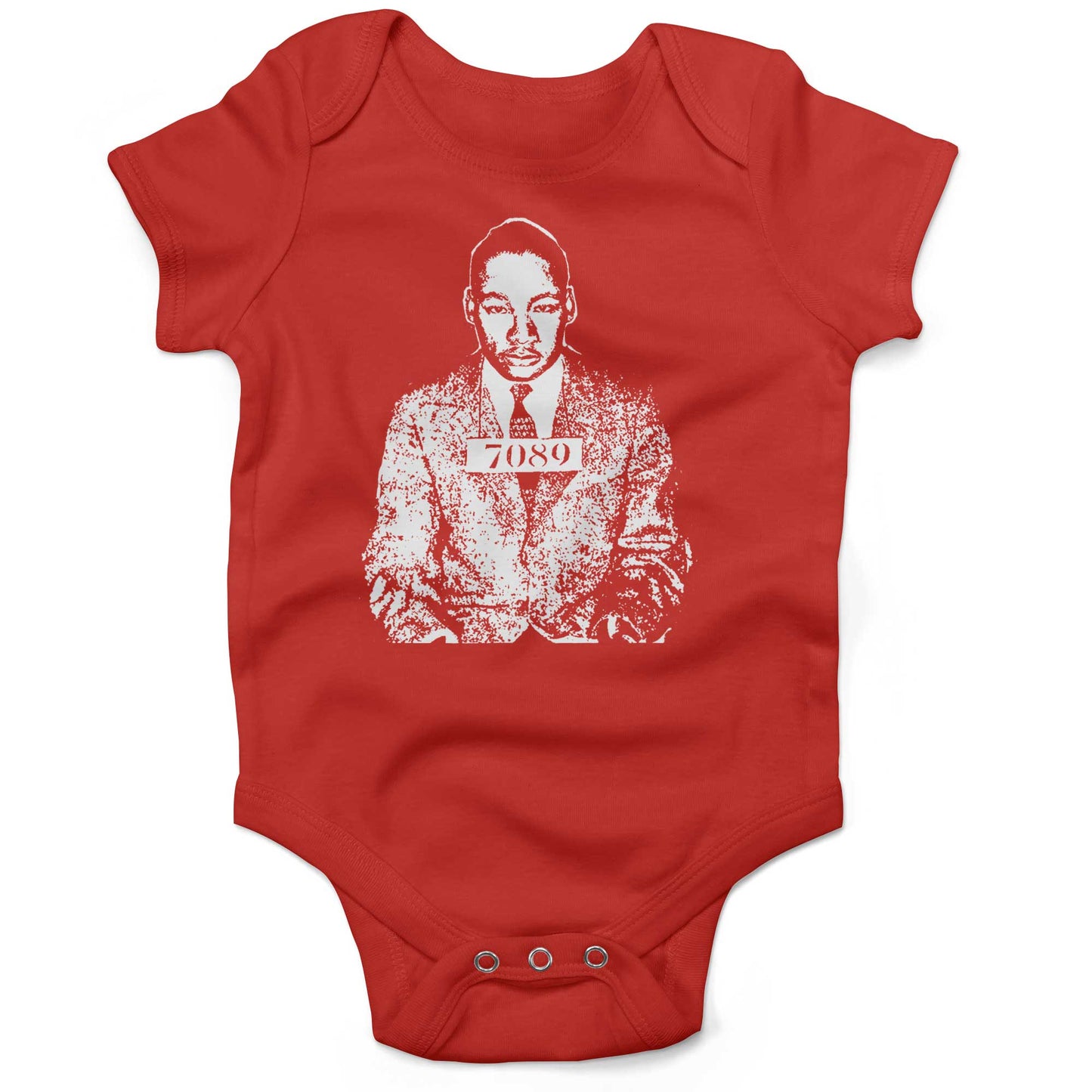 Martin Luther King Jr. Infant Bodysuit-Organic Red-3-6 months
