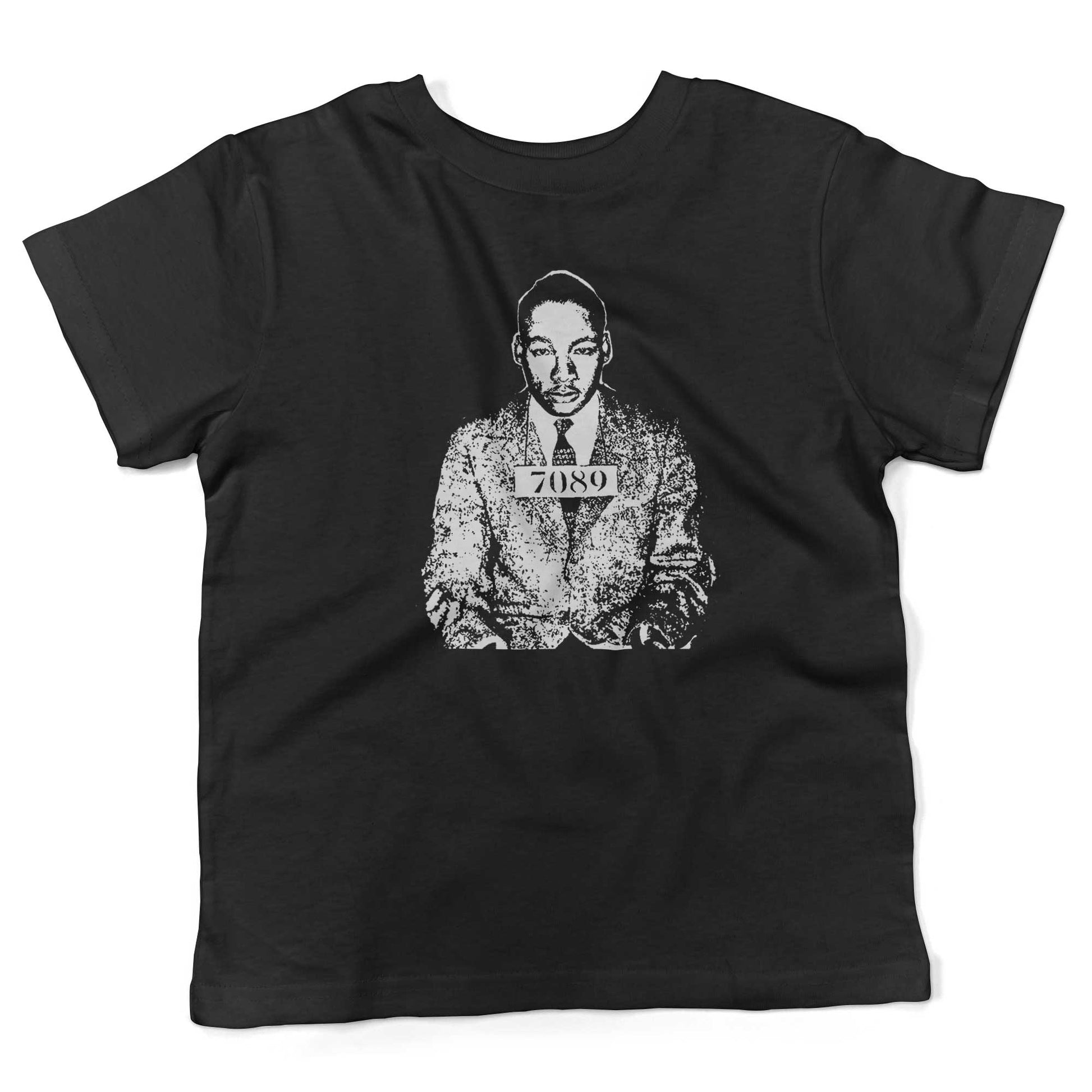 Martin Luther King Jr. Toddler Shirt-Organic Black-2T