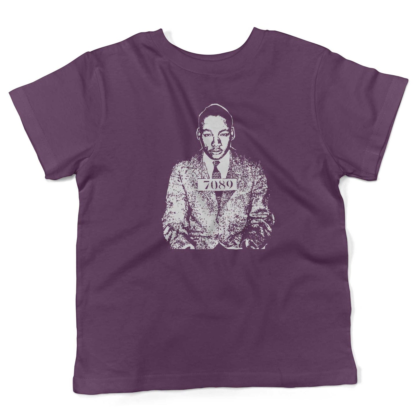 Martin Luther King Jr. Toddler Shirt-Organic Purple-2T