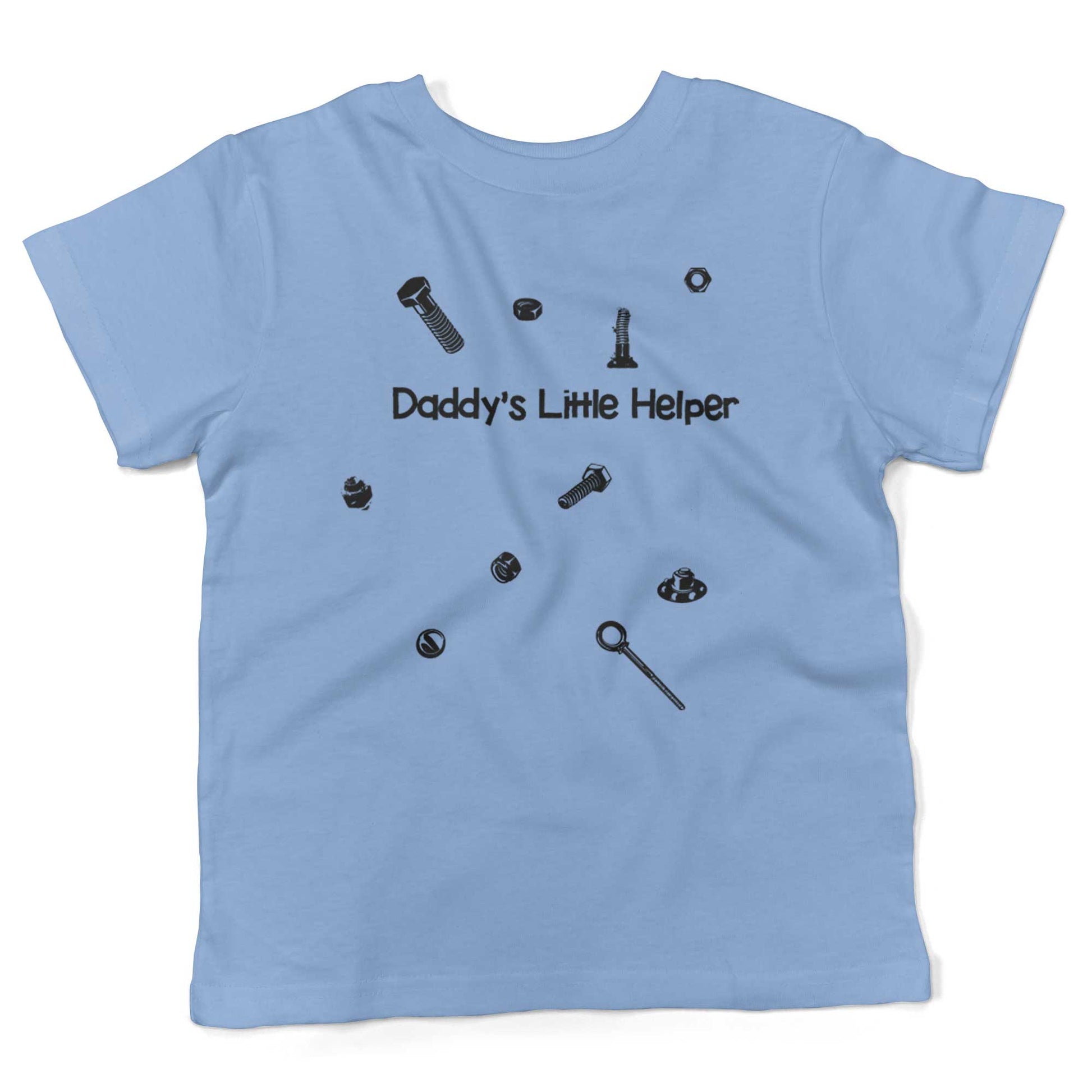 Daddy's Little Helper Toddler Shirt-Organic Baby Blue-2T