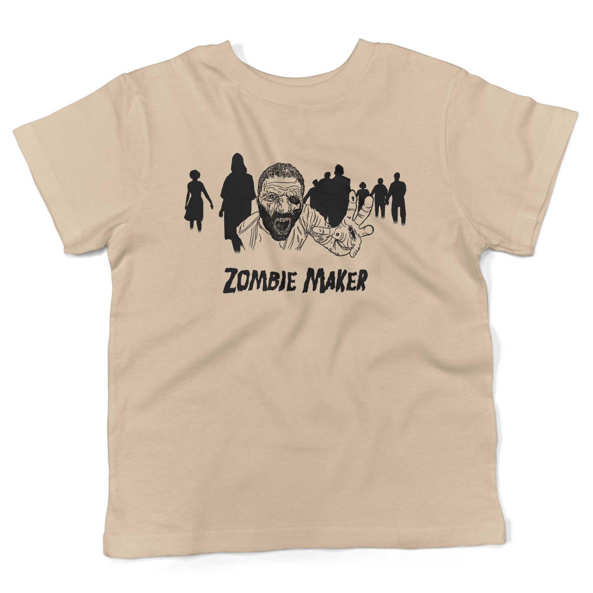 Zombie Maker Toddler Shirt-Organic Natural-2T