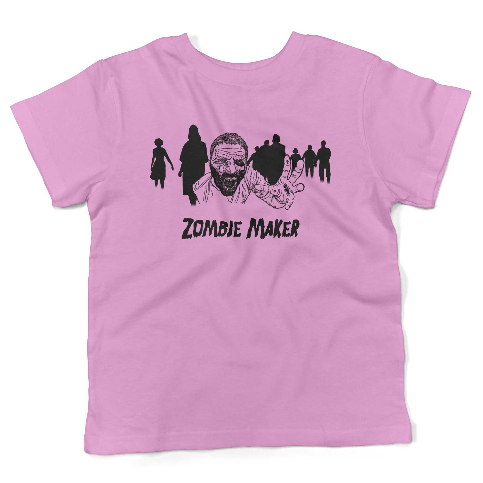 Zombie Maker Toddler Shirt-Organic Pink-2T