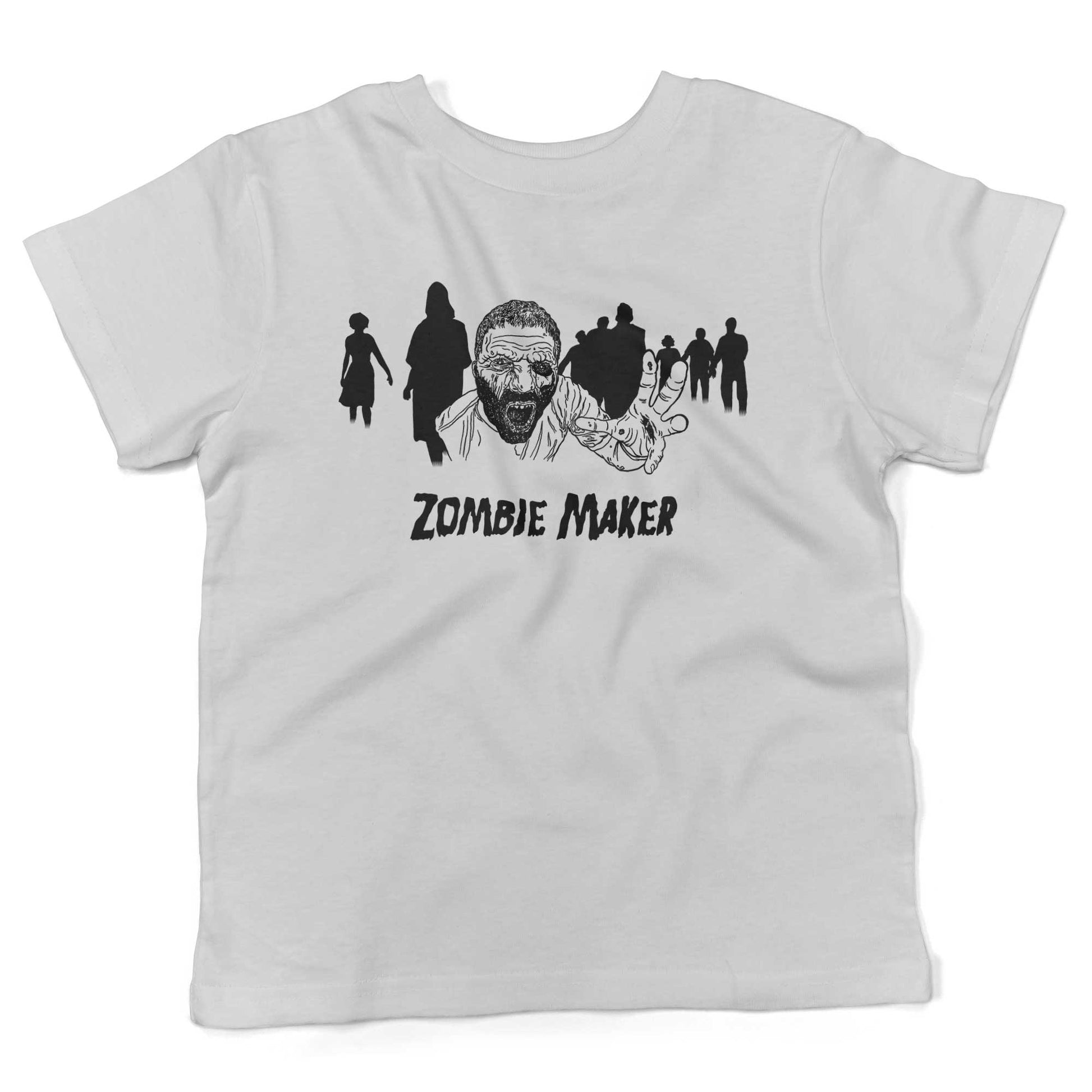 Zombie Maker Toddler Shirt-White-2T