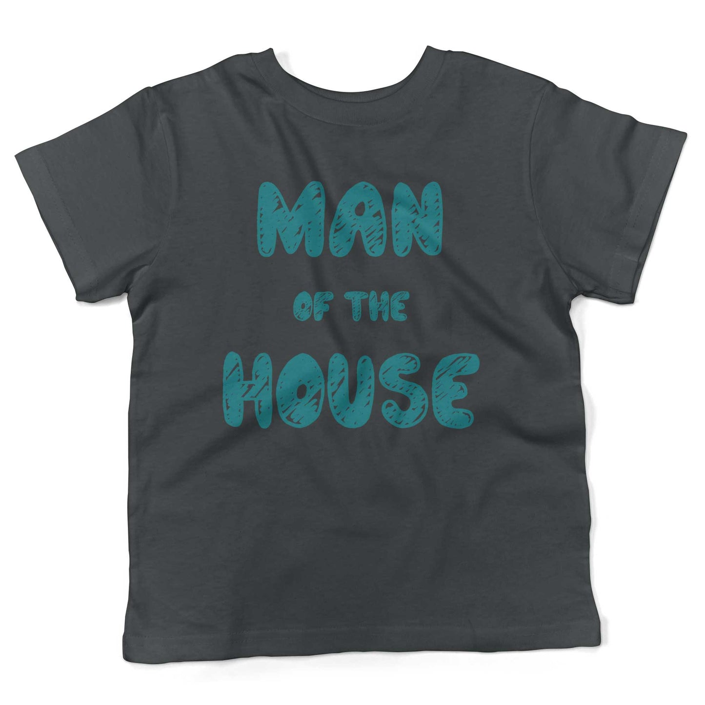 Man Of The House Toddler Shirt-Asphalt-2T