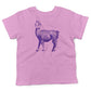 Dolly Llama Toddler Shirt-Organic Pink-2T