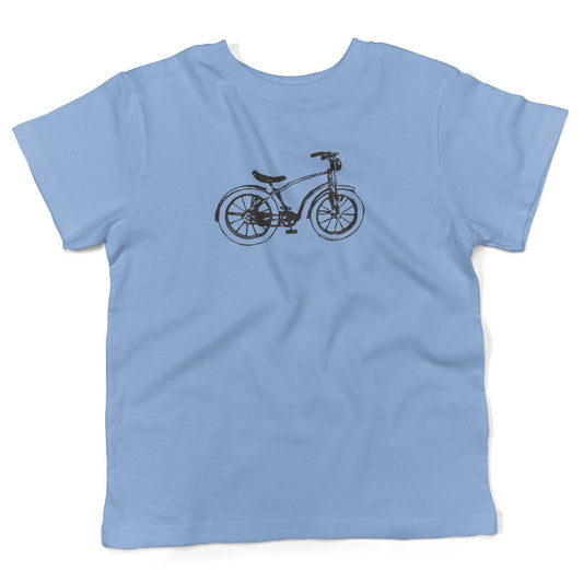 Vintage Bike Toddler Shirt-Organic Baby Blue-2T