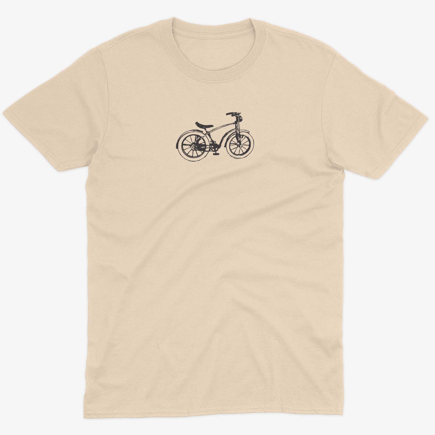 Vintage Bike Unisex Or Women's Cotton T-shirt-Organic Natural-Unisex