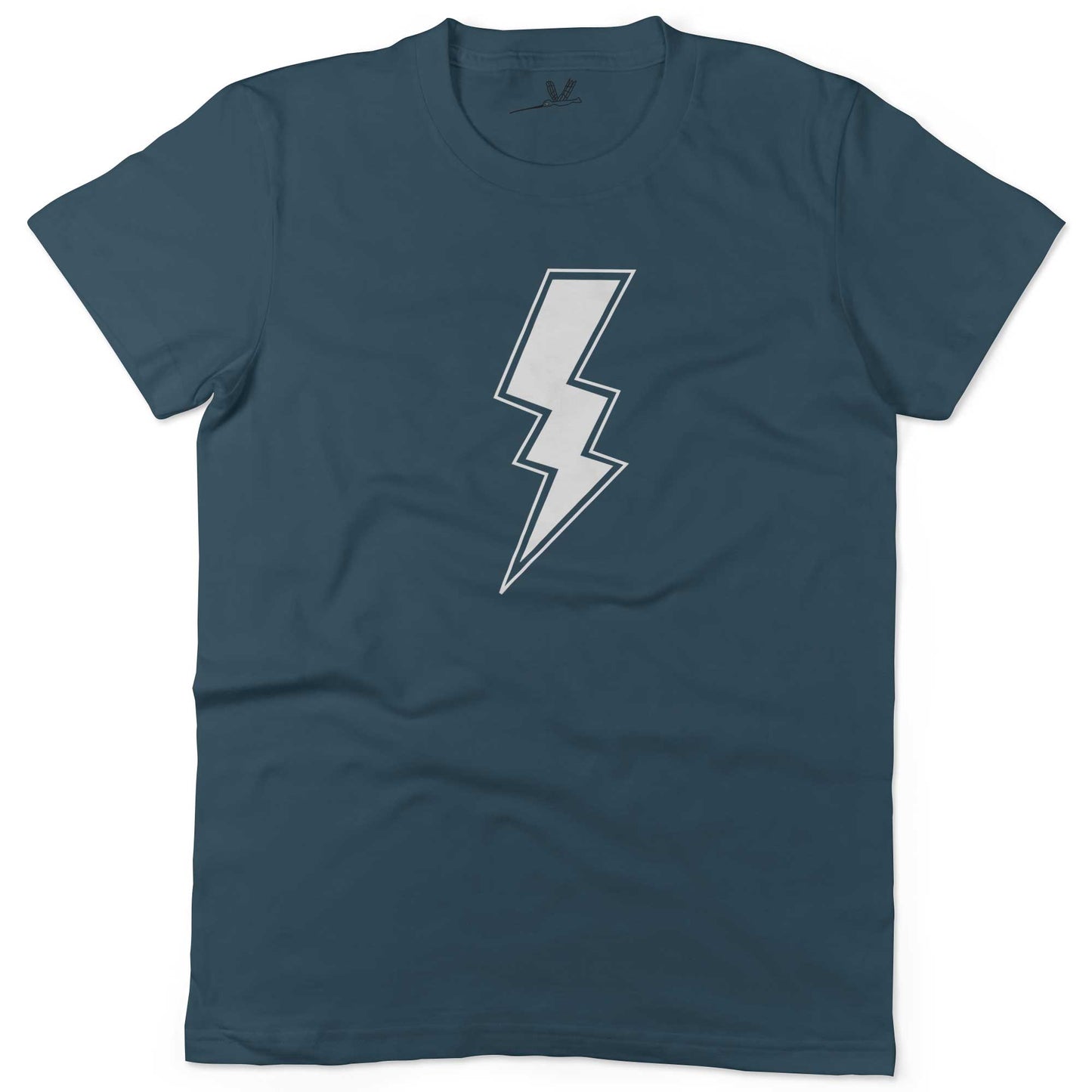Giant Lightning Bolt Unisex Or Women's Cotton T-shirt-