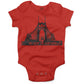 No Sleep Till Portland Infant Bodysuit or Raglan Baby Tee-Organic Red-3-6 months