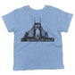 No Sleep Till Portland Toddler Shirt-Organic Baby Blue-2T