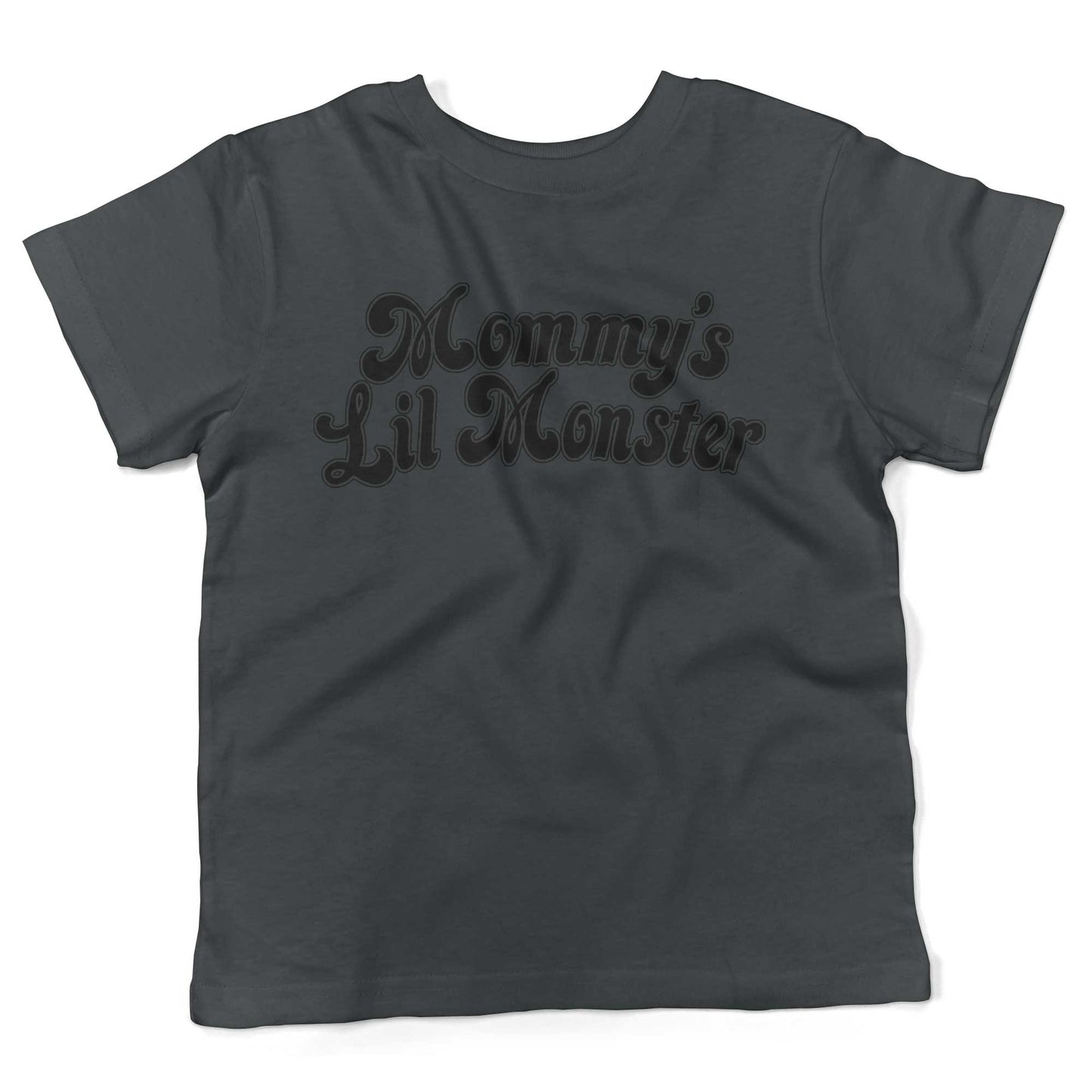 Mommy's Lil Monster Toddler Shirt-Asphalt-2T