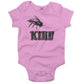 Bee Kind Infant Bodysuit or Raglan Baby Tee-Organic Pink-3-6 months