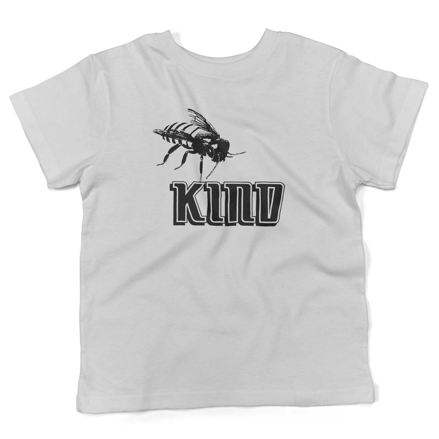 Bee Kind Toddler Shirt-White-2T