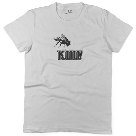 Bee Kind Unisex Or Women's Cotton T-shirt-White-Woman