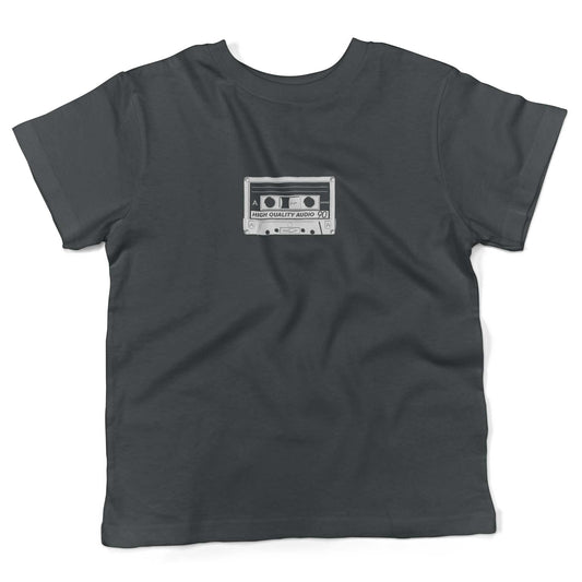 Cassette Tape Toddler Shirt-Asphalt-2T