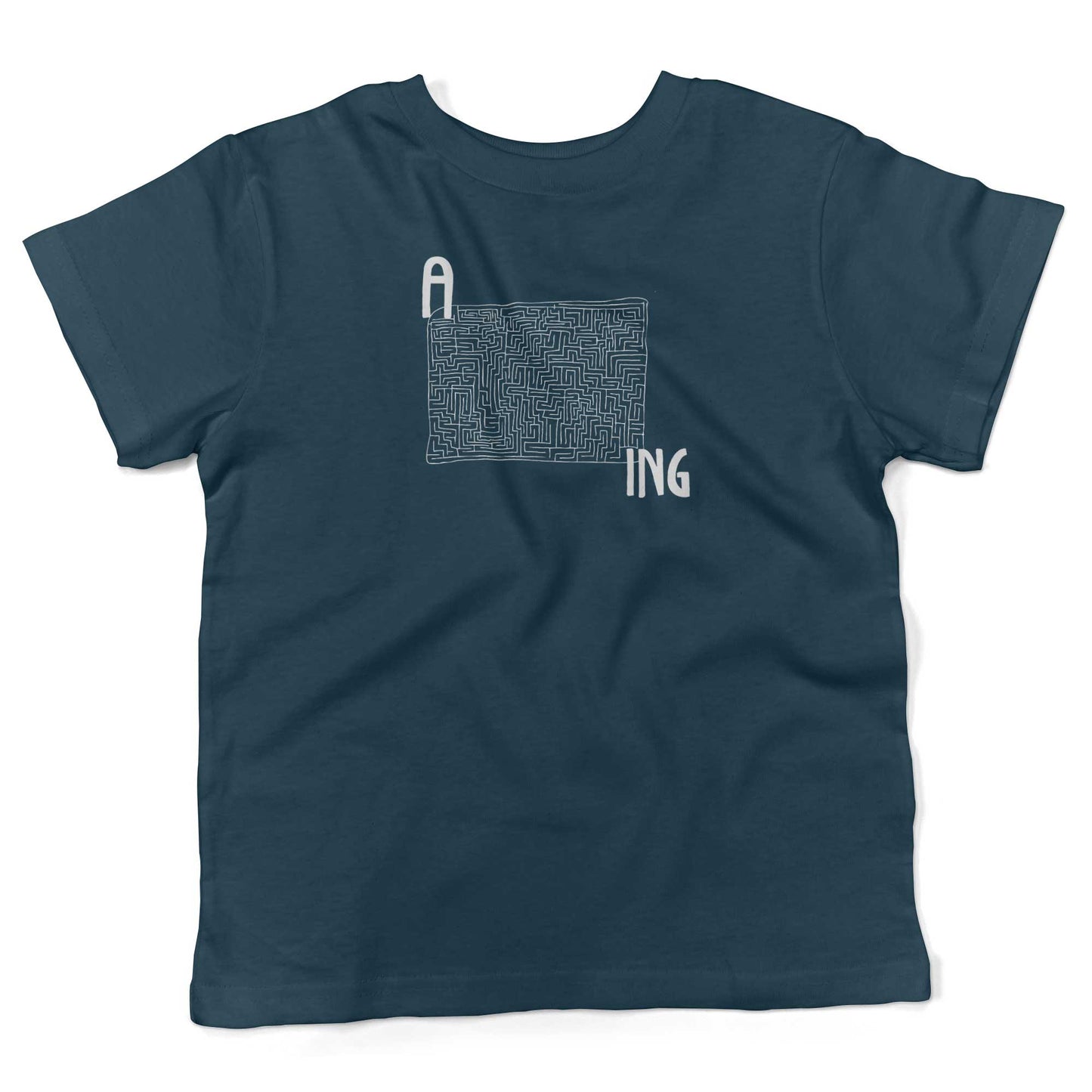 Amazing Toddler Shirt-Organic Pacific Blue-2T