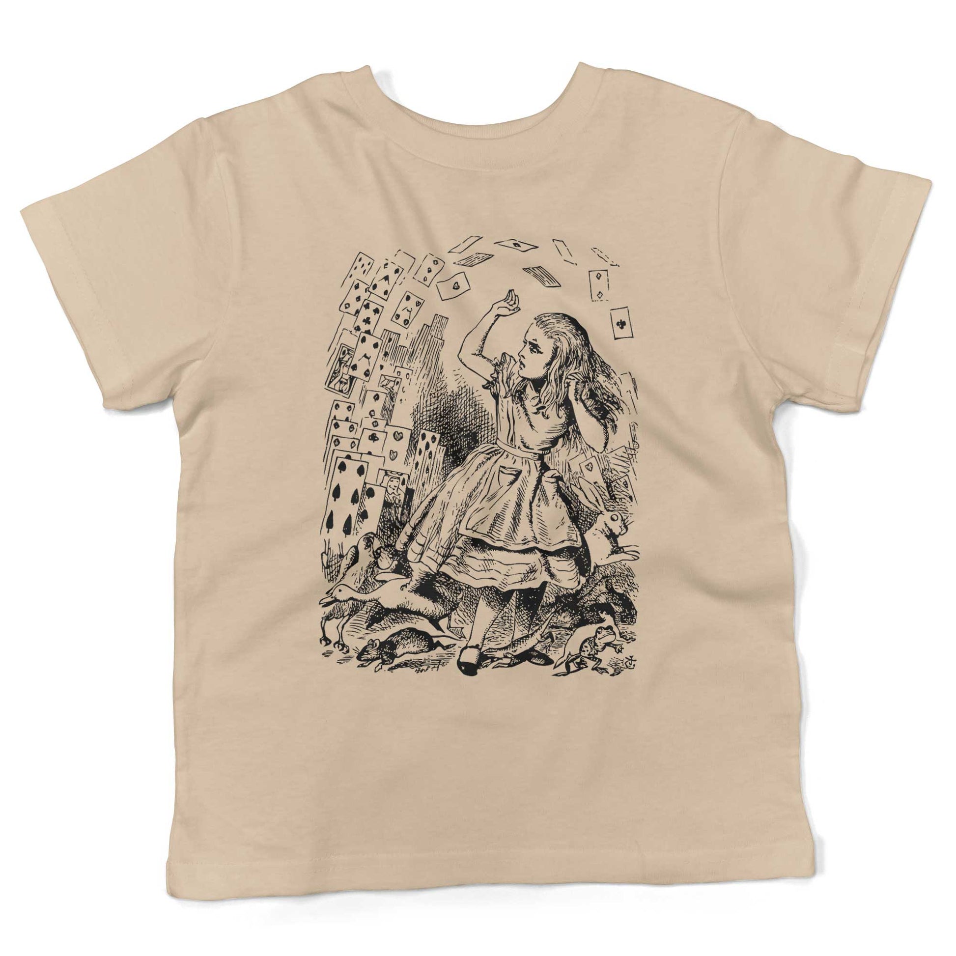 alice in wonderland card sleeves Alice In Wonderland Playing Cards Toddler Shirt – Baby Wit