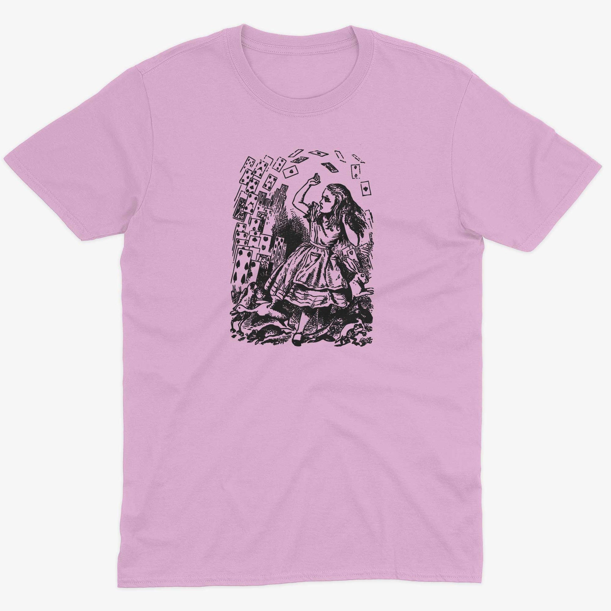 Alice In Wonderland Playing Cards Unisex Or Women's Cotton T-shirt Baby Wit Alice In Wonderland Playing Cards Unisex Or Women's Cotton T-shirt Baby Wit