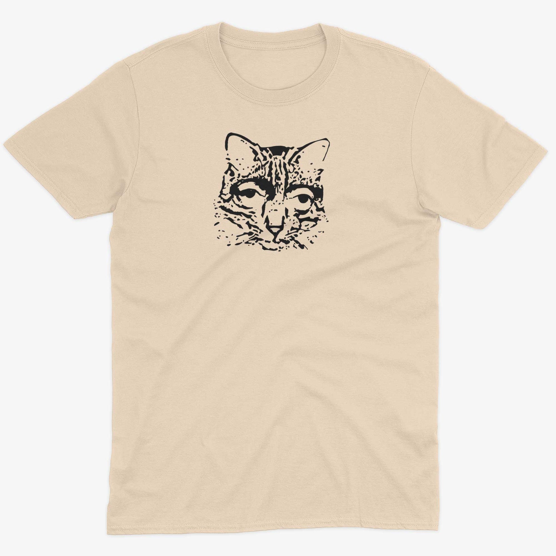 Catscemi Unisex Or Women's Cotton T-shirt-Organic Natural-Unisex