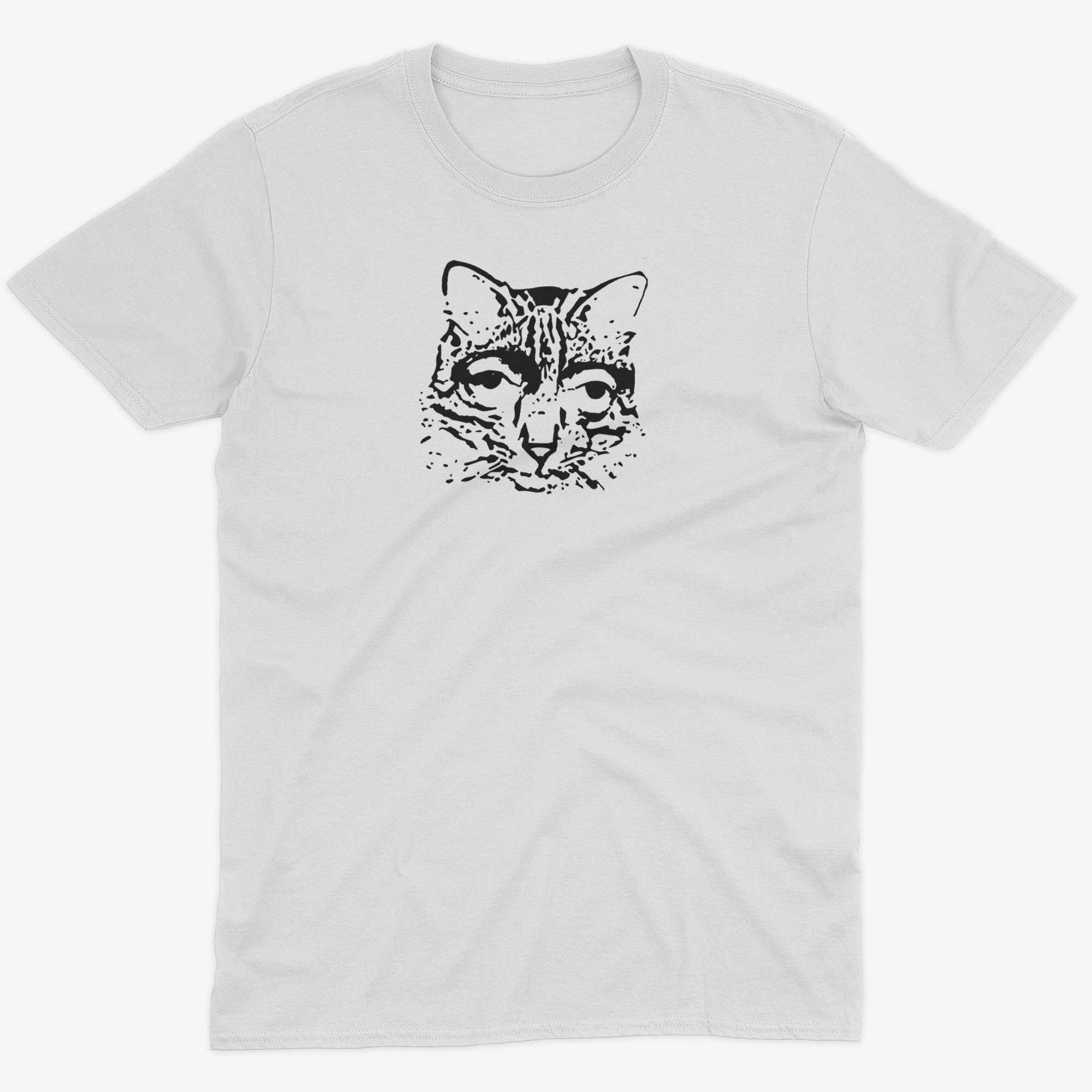 Catscemi Unisex Or Women's Cotton T-shirt-White-Unisex