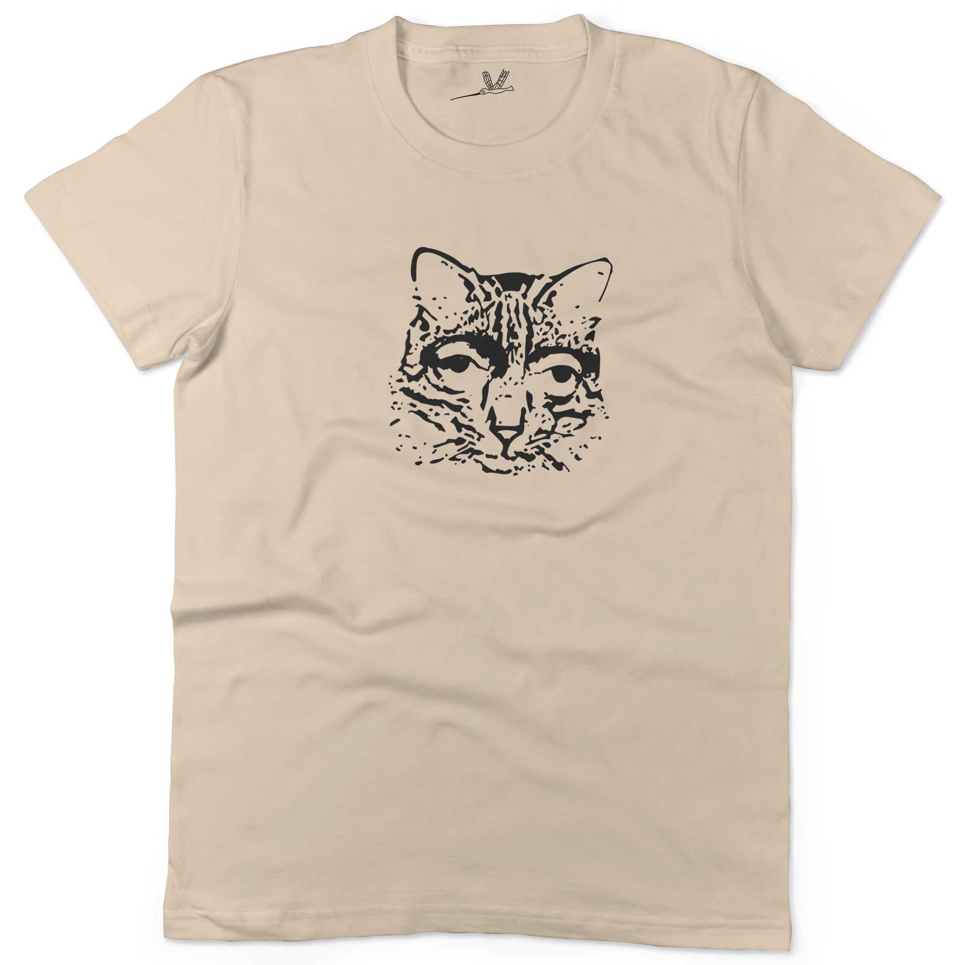 Catscemi Unisex Or Women's Cotton T-shirt-Organic Natural-Women